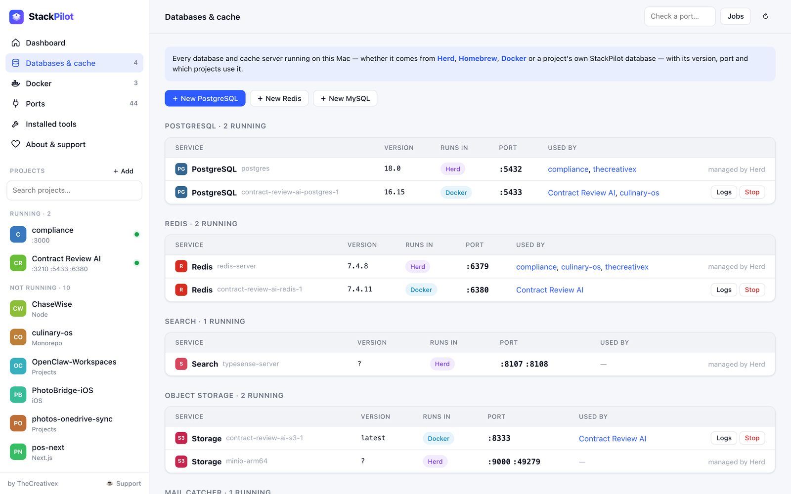 Databases